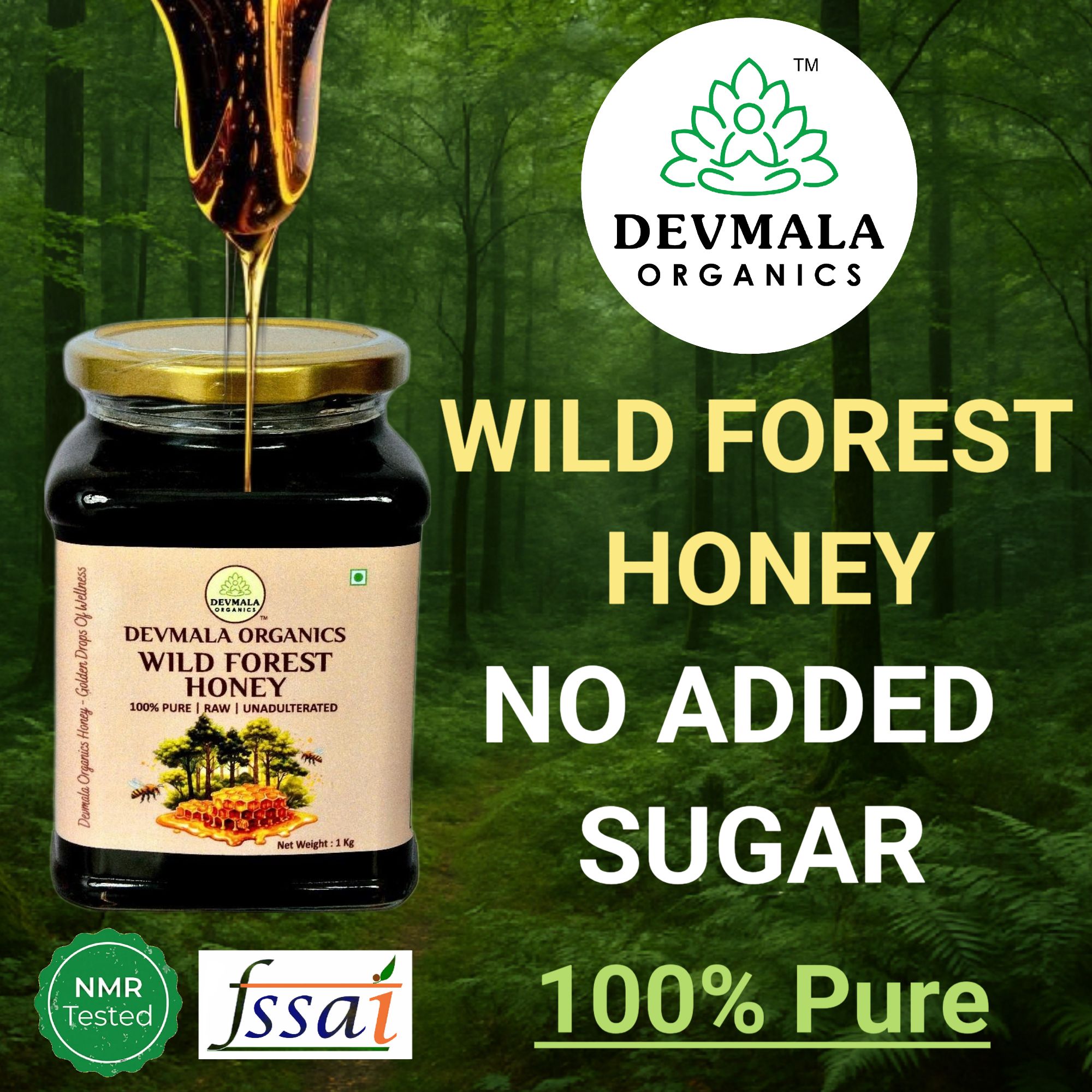 WILD FOREST HONEY 1kg
